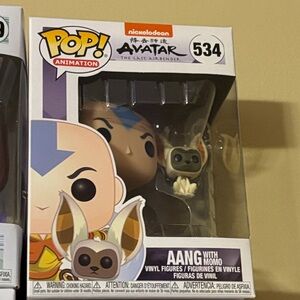 Funko Pop Avatar Aang with Momo Figure